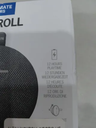 Altavoz Bluetooth Ultimate Ears Miniroll Negro