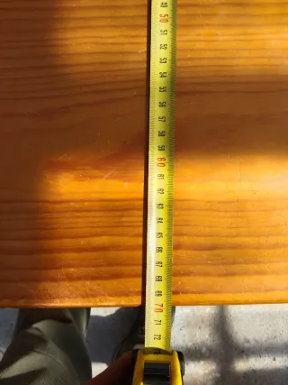 Mesa comedor extensible madera