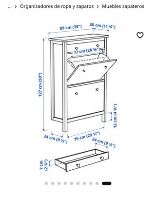 Zapatero IKEA HEMNES