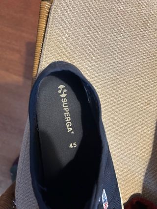 Superga con alzas Azul Talla 45