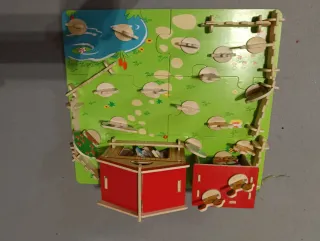 Puzzle Granja Madera Animales Juguete