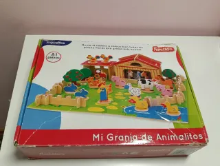 Puzzle Granja Madera Animales Juguete
