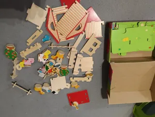 Puzzle Granja Madera Animales Juguete