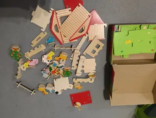 Puzzle Granja Madera Animales Juguete