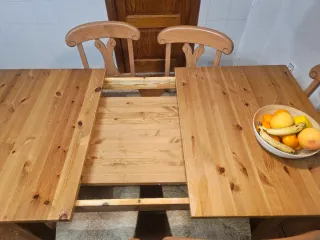 Mesa de comedor de madera extensible  IKEA