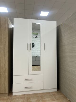 Armario 3 puertas blanco grande NUEVO