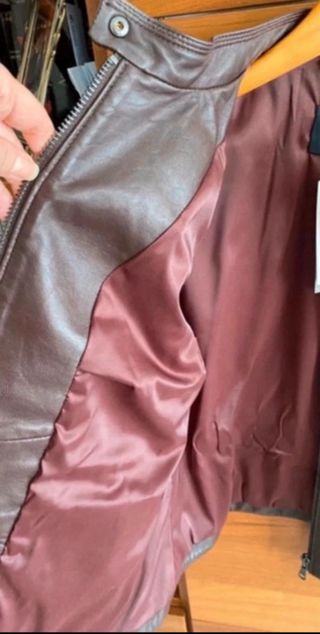 Chaqueta de piel marrón Woman nueva