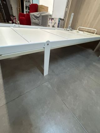 Cama Plegable Metálica Blanca