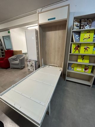 Cama Plegable Metálica Blanca