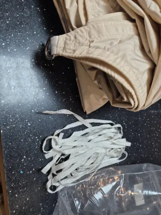 Toldo Vela Sombra Impermeable Sunnylaxx 3x3m