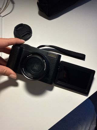 Cámara 4K Ultra HD Negra