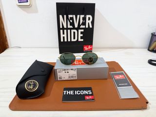 Ray-Ban Oval G-15 Lentes Dorado