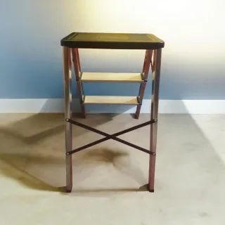 Escalera Plegable Metal y Plástico