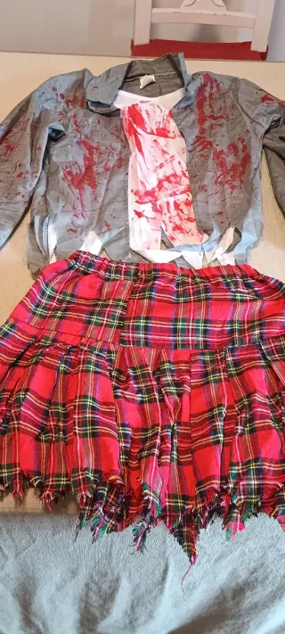 Disfraz Zombie Niña Talla 10-12