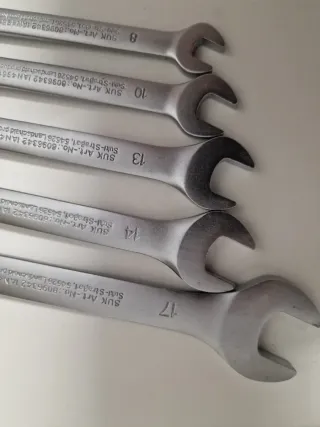 Juego llaves mixtas carraca