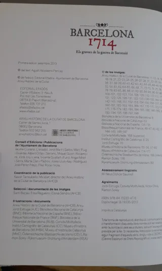 Barcelona 1714: els gravats de la guerra