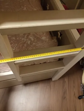 Litera Pino Macizo Blanca, hecha por carpintero