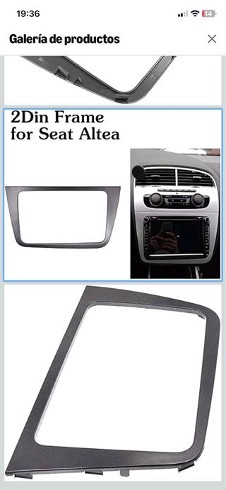 Embellecedor para pantalla 9”Seat Altea 2004-2015