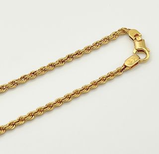 Cadena Salomónica Oro 18k 19.60 gr