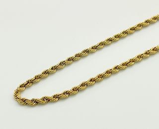 Cadena Salomónica Oro 18k 19.60 gr