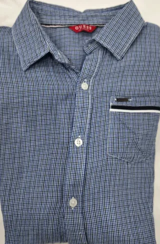 Camicia Guess uomo manica lunga a quadri