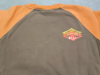 Sudadera Bear Surf Boards Naranja y Marrón