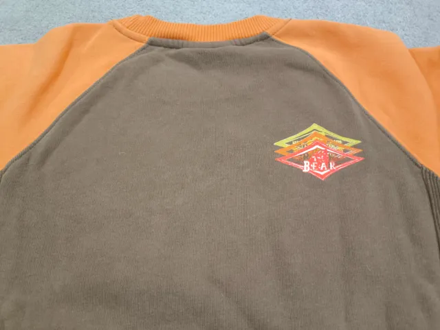 Sudadera Bear Surf Boards Naranja y Marrón