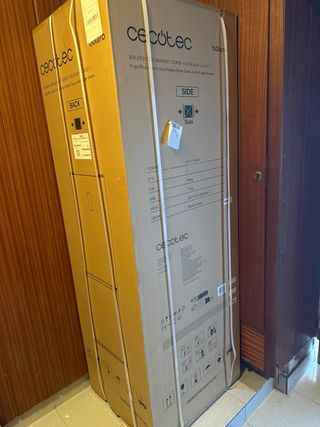 Frigorífico Combi Negro Cristal Cecotec