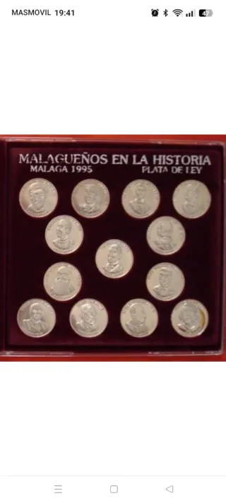 Monedas de Plata Malagueños en la Historia