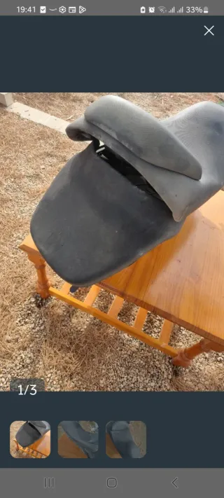 Asiento Yamaha Majesty Negro/Gris