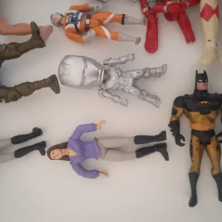 Lote Juguetes Antiguos Figuras Acción