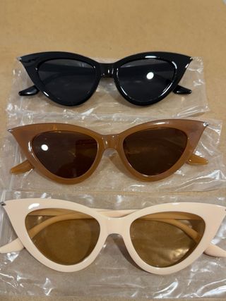 3 Pares Gafas de Sol Cat Eye