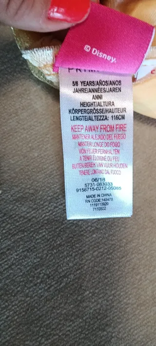 Disfraz Bella Disney Princesa