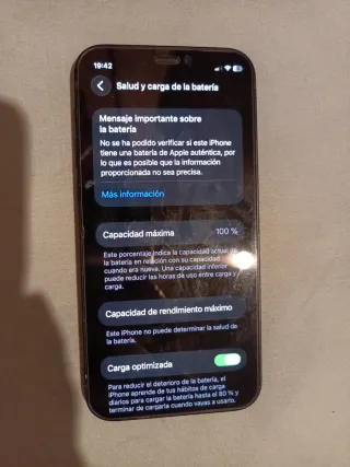 iPhone 12 mini negro 100% batería