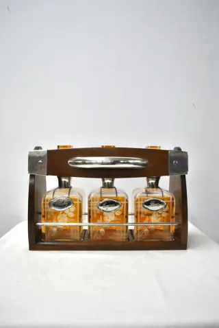 Set di 3 liquoriere Art Déco