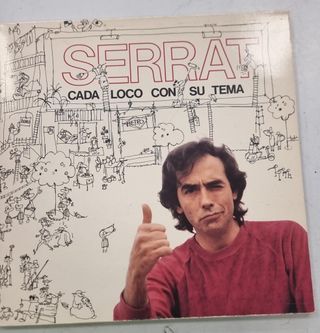 VINILO JOAN MANUEL SERRAT CADA LOCO CON 4