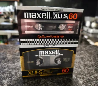 2x Cassetes Maxell XLS 60 Epitaxial