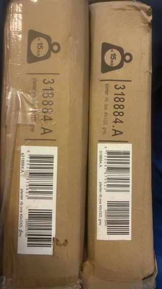 Jardinera Arriate Acero Galvanizado Gris