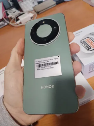 Honor Magic 8 Lite 5G Verde+ cargador 66W+reloj