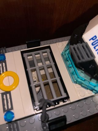 Lego Barco Policía y Lancha Roja