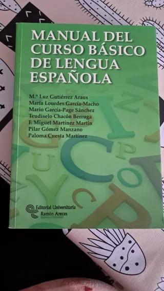 Manual del curso básico de la lengua española
