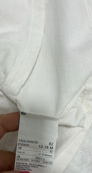 Lote Ropa Niña 12-18m Benetton Zara