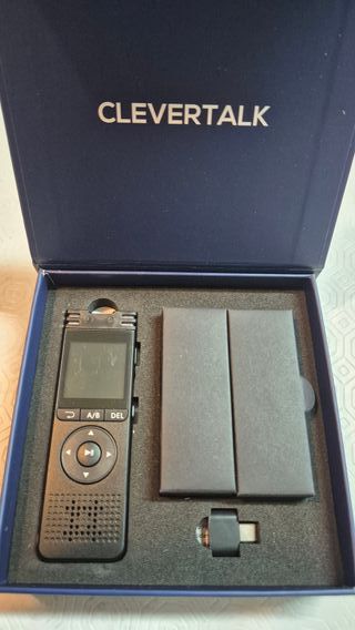 Grabadora de voz con IA, audio HD y transcripción