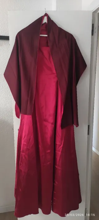 Vestido de noche rojo