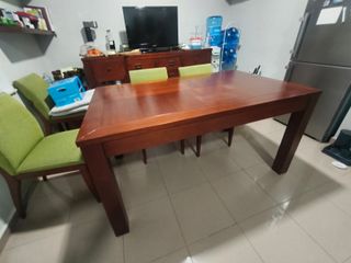 Mesa comedor extensible madera