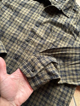 Camicia Timberland vintage check plaid verde | wor