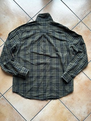 Camicia Timberland vintage check plaid verde | wor