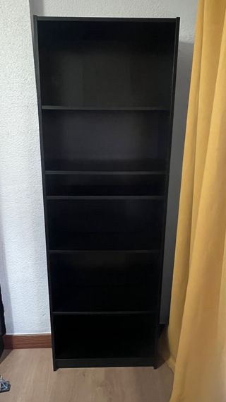 Librería Negra Ikea 120x24x23cm