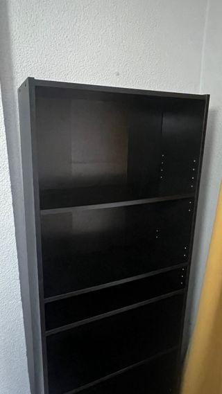 Librería Negra Ikea 120x24x23cm
