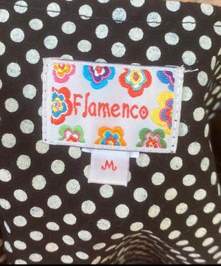 Vestido Flamenco Negro Bordado